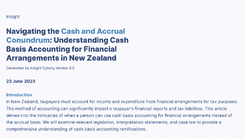 A screenshot of /cash-basis-financial-arrangements/